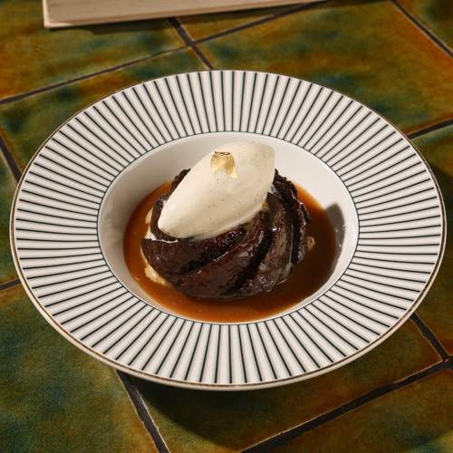 Miso Date Pudding